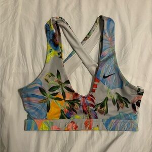 Nike Multicolor Floral Sports Bra